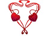 An ornate heart